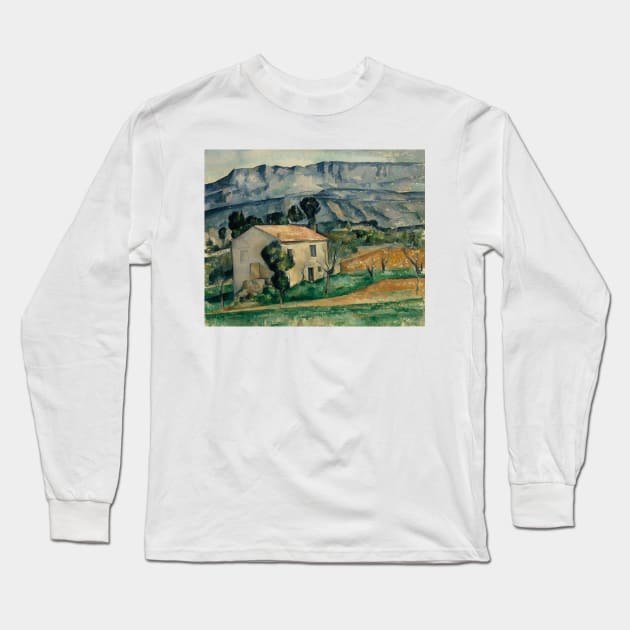 House in Provence by Paul Cezanne Long Sleeve T-Shirt by Classic Art Stall